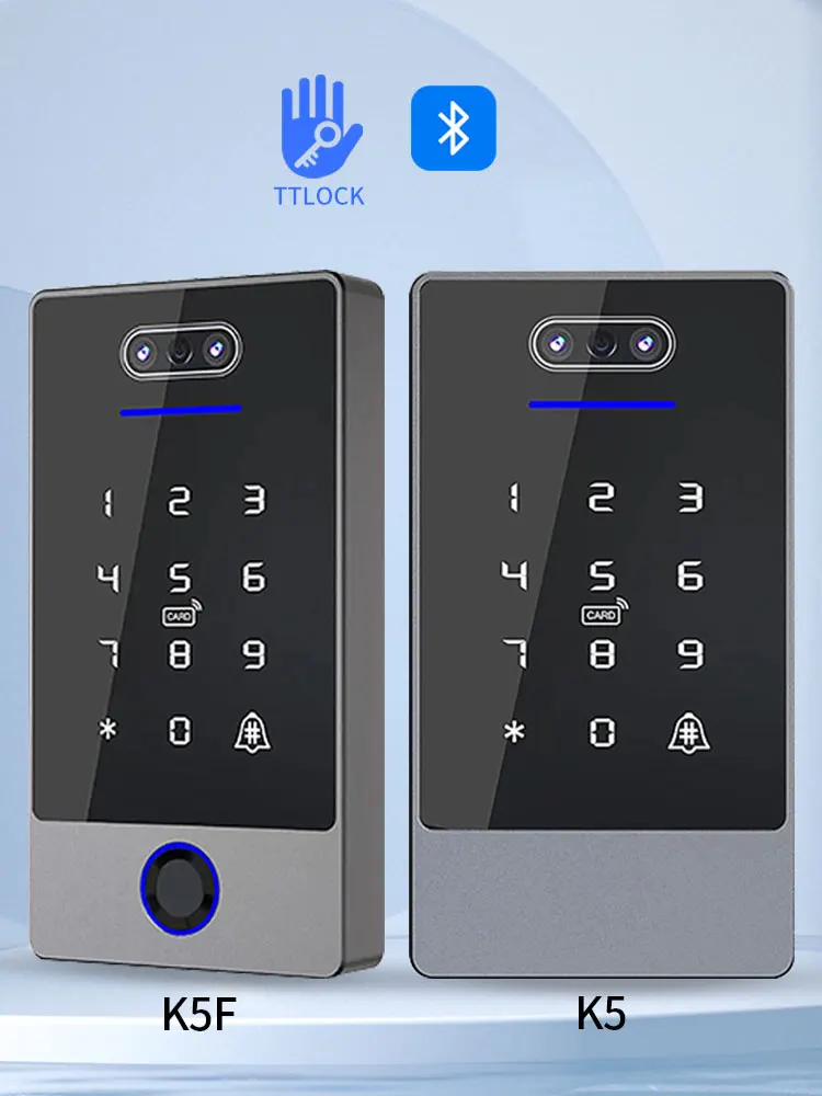 TTLOCK Biometric Time Attendance System Fingerprint Scanner Facial Recognition Rfid Access Control Keypad With Cloud Pc Software