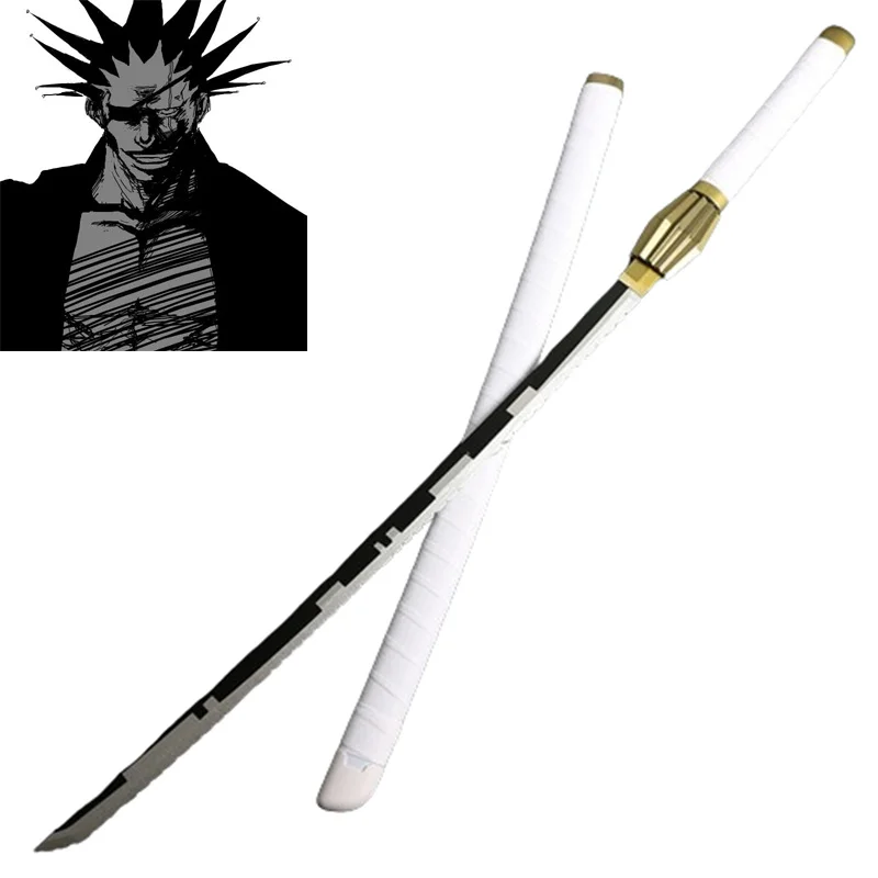 

40inch Cosplay Anime Wood Katana Model Role Playing 102cm Zaraki Kenpachi Weapon Sword