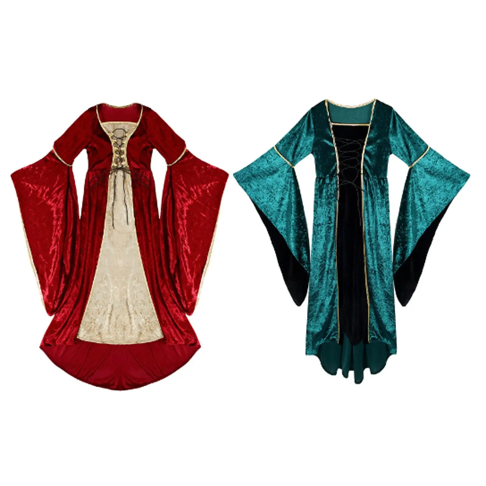 Costume da ragazza retrò per bambini, abito di Halloween per la festa cosplay