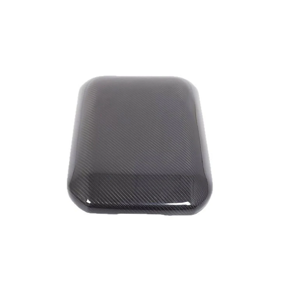 Real Dry Carbon Fiber Interior Center Console Armrest Box Cover Frame Trim  Decoration Panel Racing Parts For Toyota Prado 2024