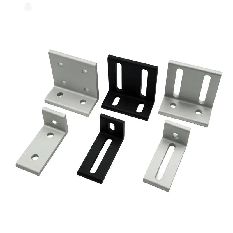 2PCS 2020 3030 4040S Aluminum Profile Vertical Adjustable Unequal Corner 90 Degree Right Angle Connection Fixed