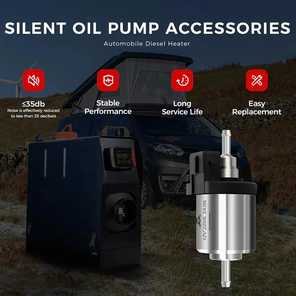 

Ультратихий топливный насос 12В для автомобильного отопителя, дизельный насос для Webasto, для Eberspacher, портативный дизельный воздушный отопитель, инструменты для ремонта автомобилей ﻿