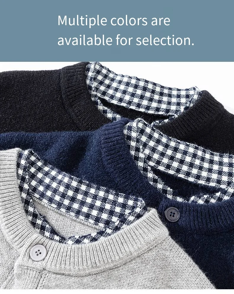 Hochwertiger Herren-Strickcardigan mit Langen Ärmeln, Rundhals und Knöpfen, Herbst-Winter Neue Cardigan-Jacke, Modische Vielseitige Herrenbekleidung – Detail 6