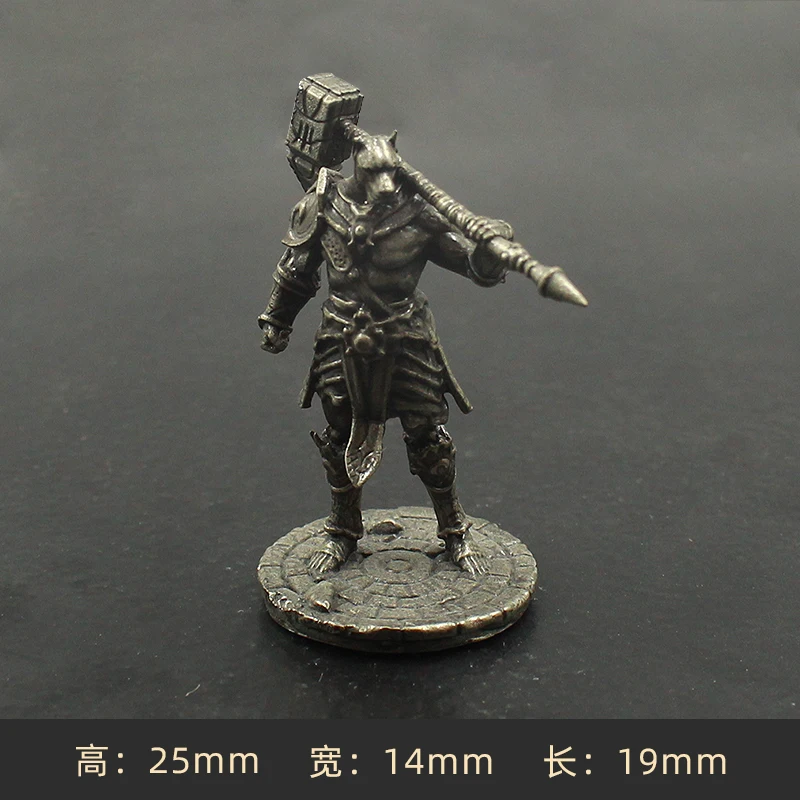 Figurki żołnierzy Orcish Horde, model z wysokiej jakości miedzi, zabawki, element do gry planszowej, ozdoba do wnętrza samochodu, akcesoria, figurka