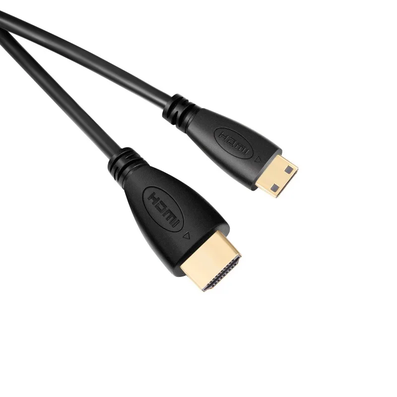 สายสปริง HDMI เป็นมินิ HDMI แบบยืดหยุ่น 4K สายข้อมูลวิดีโอ Ultra HD สําหรับกล้องวิดีโอ DSLR