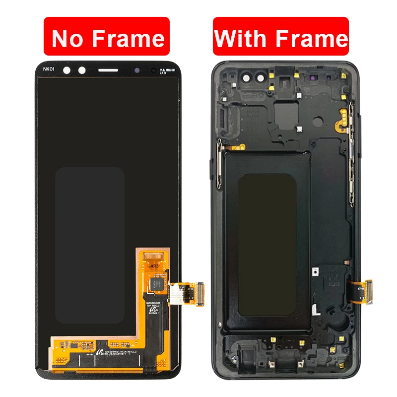 5.6\'\' Screen For Samsung Galaxy A8 2018 A530 LCD Display A530F A530F/DS A530N Touch Screen Digitizer Assembly Replacement Repair