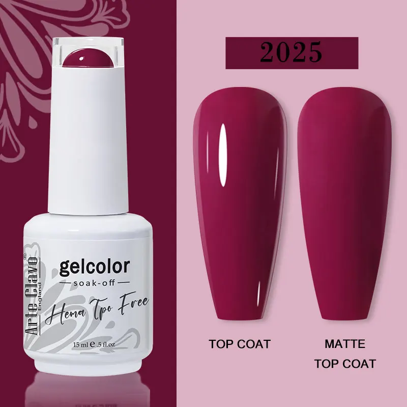 Arte Clavo 116 Kleuren Gel Nagellak 15 ml Kleurrijke Gel Semi Permanente Losweken UV Gel Nail Art DIY Ontwerp vernis Nagelbenodigdheden
