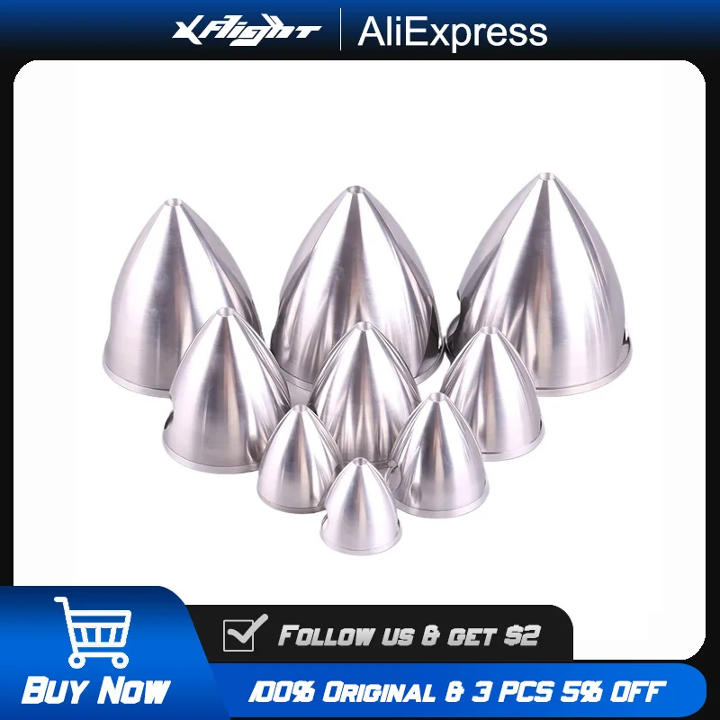 

1.25-4.0 Inch Aluminum Spinner for Gas RC Airplane 2-Blade Propeller CNC Balanced Design