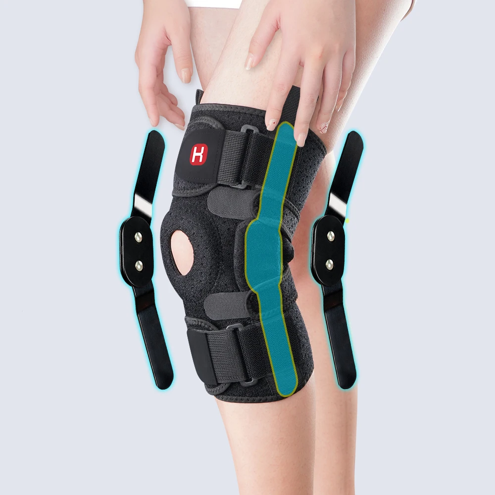 

Поддерживающий бандаж для коленного сустава, двусторонний наколенник, подходит для мужчин и женщин.