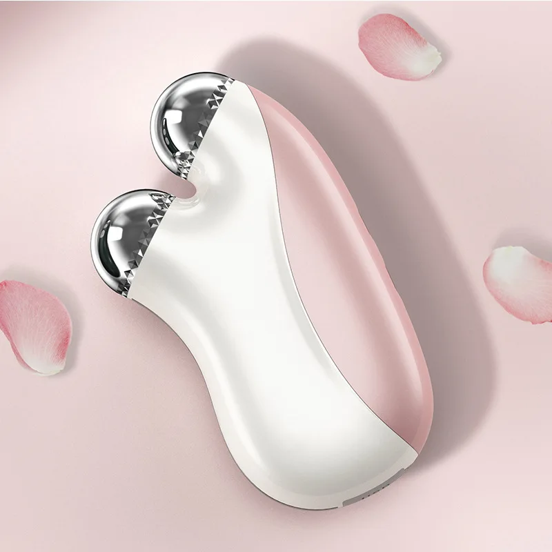 

Micro-current Beauty Instrument Household Facial Hot Compress Lifting Firming Essence Introduction Massage Beauty Instrument