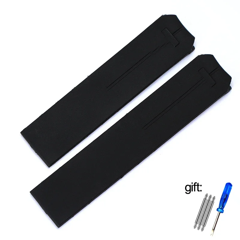 Rubber silicone strap For Tissot 1853 Tengzhi T-Touch original T013 rubber watch band T047T081T33 silicone watch band 20mm 21mm