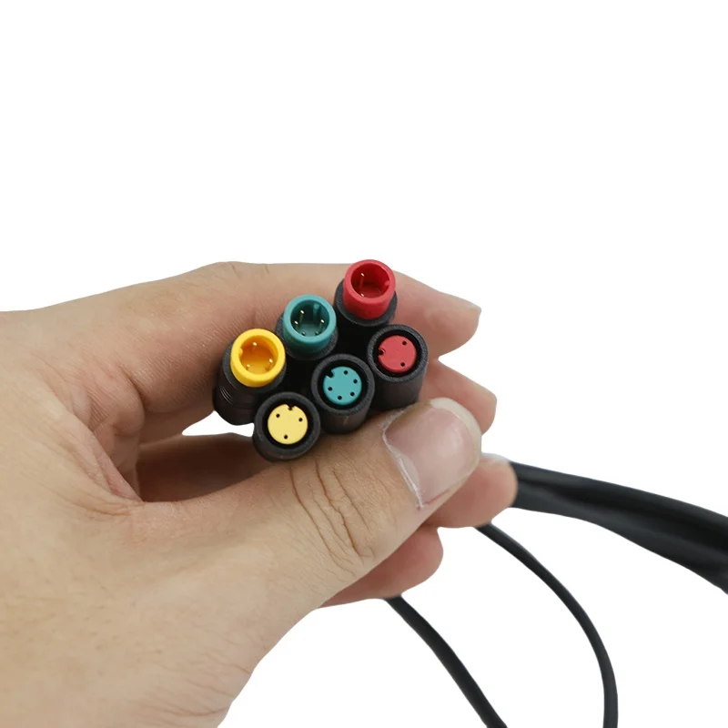 30cm M8 2 3 5 Pin Female Male to male female cable Electric Bicycle Butt Joint Plug Waterproof for Ebike Display Cable Connector