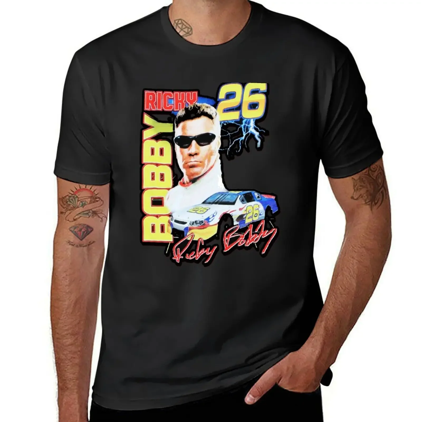 RICKY BOBBY VINTAGE RACING T-Shirt sports fans oversizeds heavyweight t shirts for men