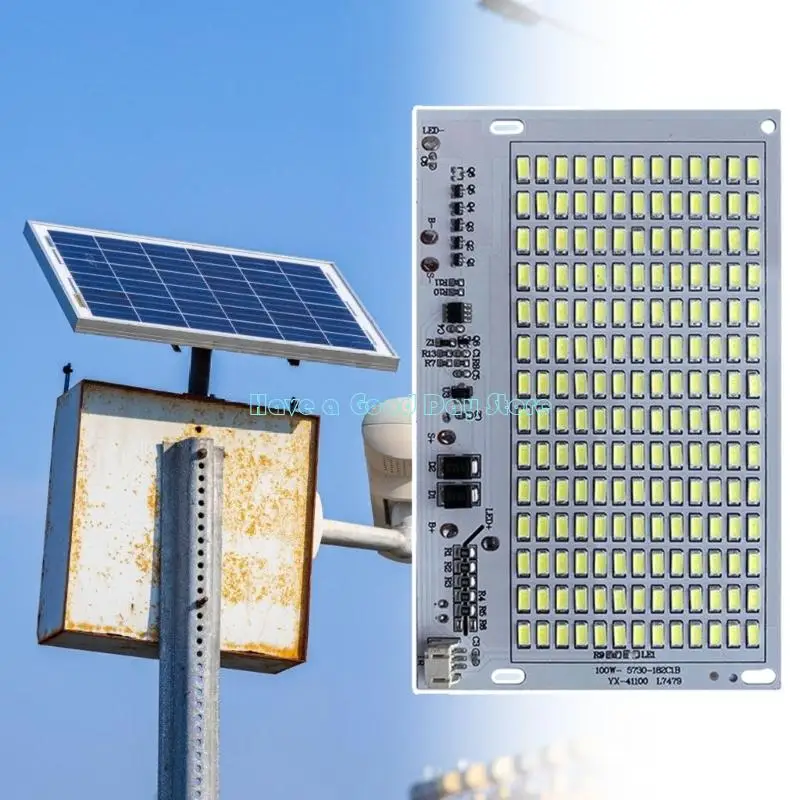 462D 25/40/60/100W LED Solar Light Board Light Source Panel High Brightness with Remote Control For Outdoor Commercial