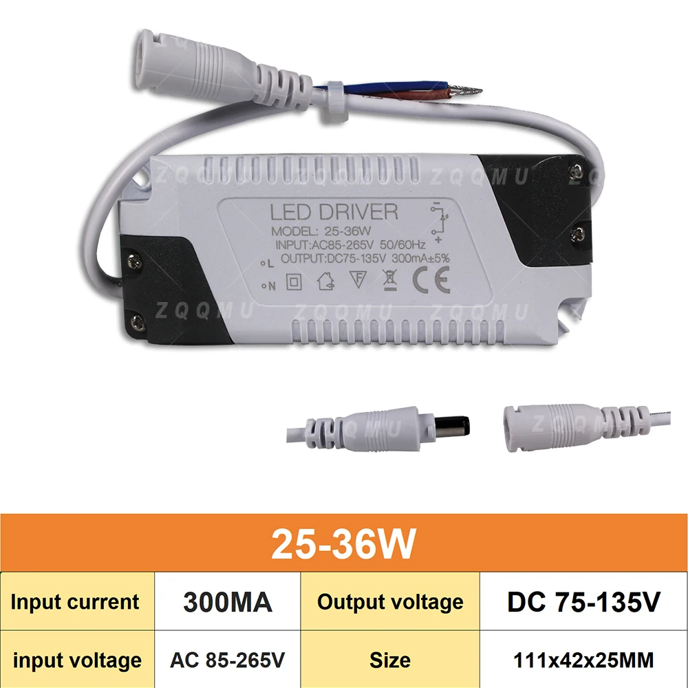 LED Driver AC85-265V 165-265V 12-36W 25-36W 30-36W 36-50W Constant Current Power Supply Lighting Transformer For LED Strip DIY