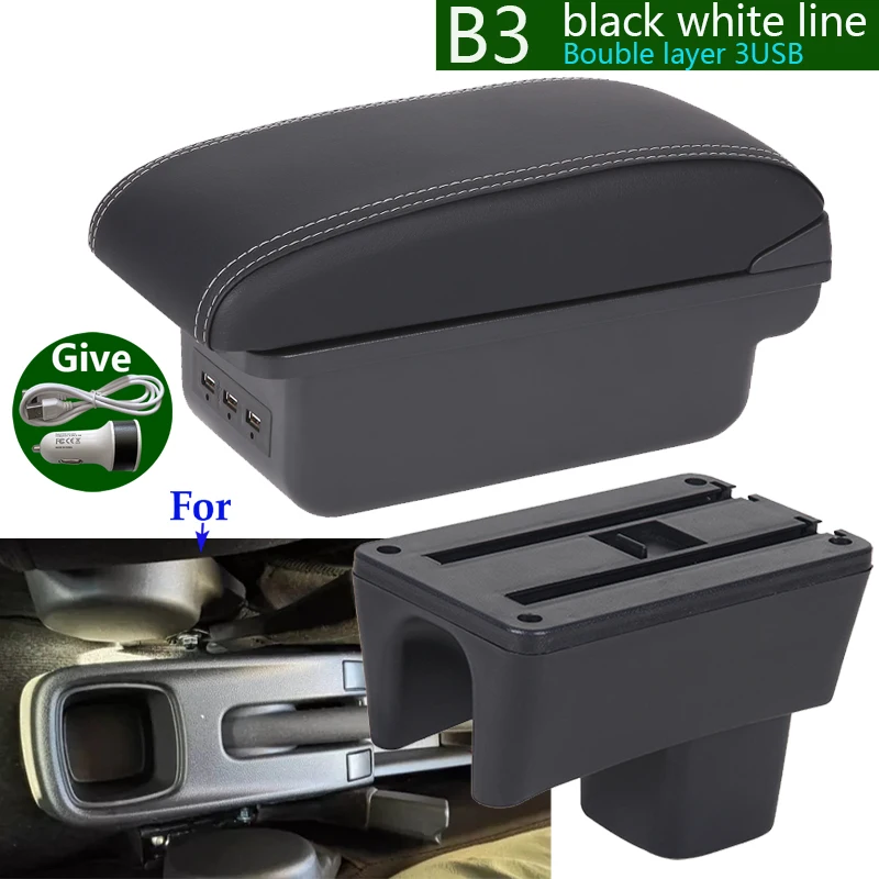 Voor Suzuki Swift Armsteundoos Voor Suzuki Swift Auto Armsteun Auto Opbergbox Arm Bracing Highten Interieurdetails 2005-2025
