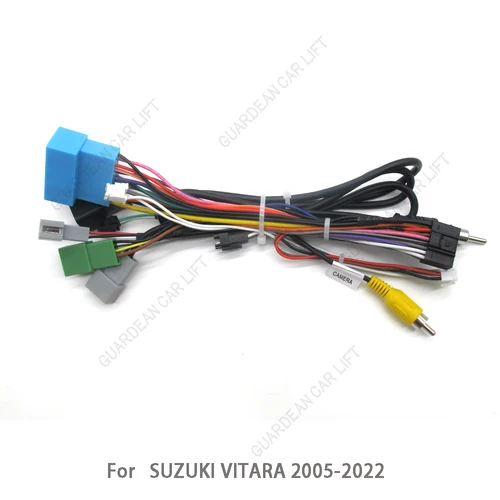 Imagen 2 del producto Cableado de Radio de coche para SWIFT Super GRAND VITARA WAGON R EVERY Cable adaptador de arnés de 16 pines con enchufe de caja CANBUS navegación Android
