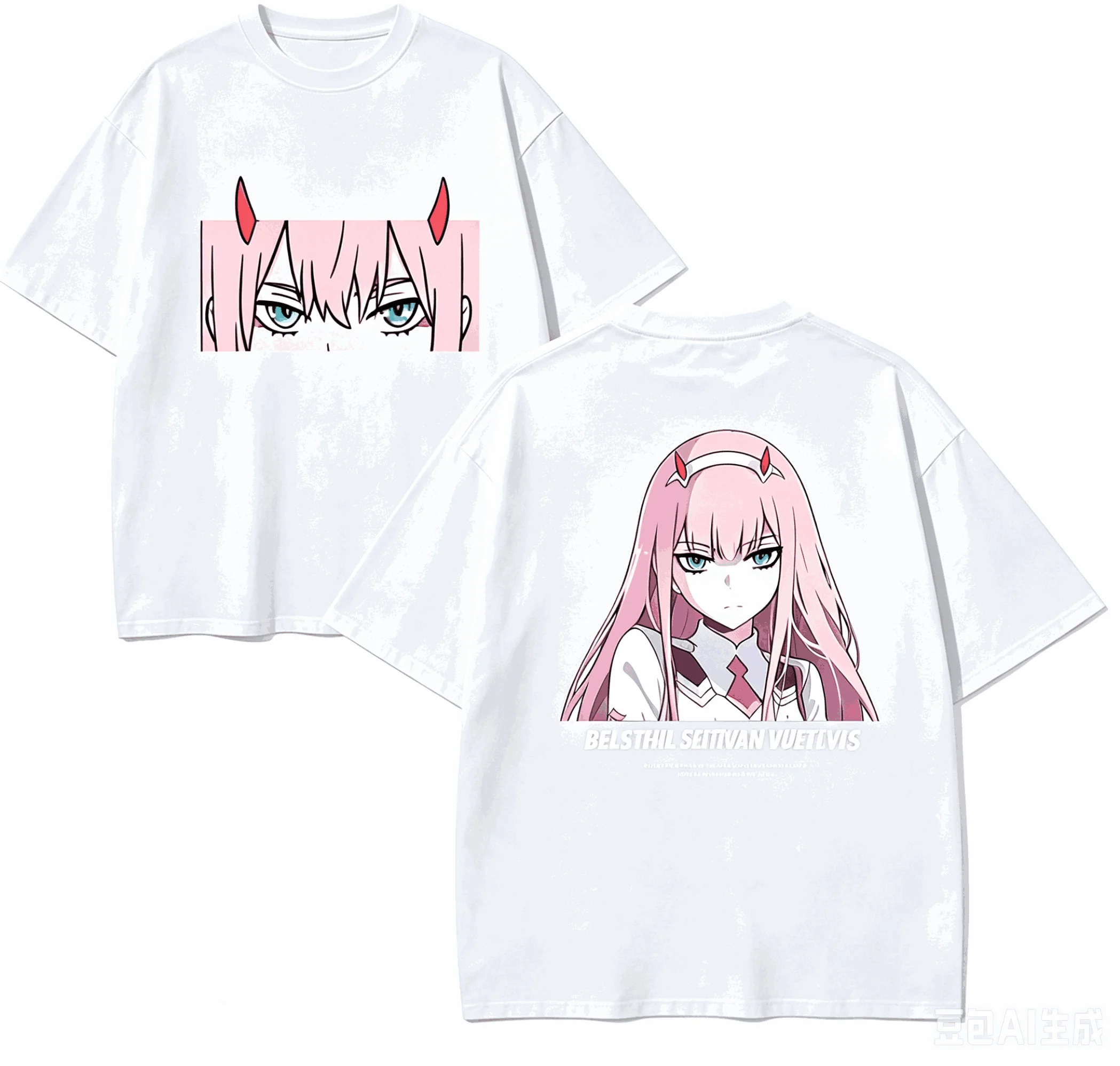 Darling in the Franxx Zero Anime Lover T-shirt Harajuku Cotton New