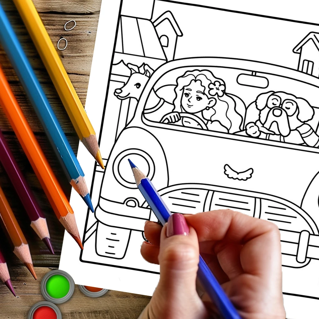 28 صفحة كتاب تلوين الكلاب البنات للبالغين |   كتاب التلوين، لوازم الرسم لعيد الميلاد وعيد الشكر