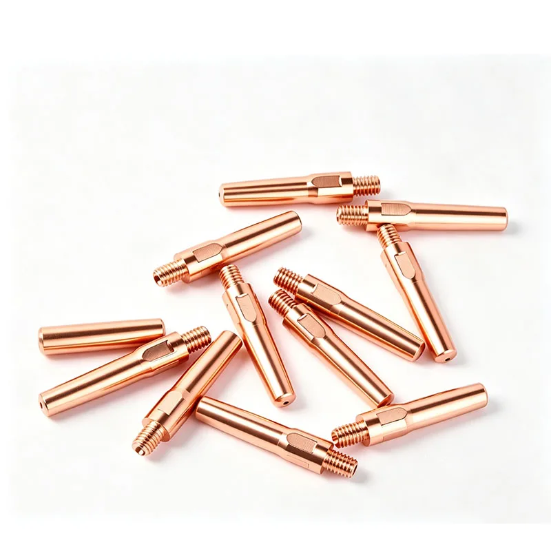 Welding gun universal accessories wear-resistant copper welding nozzle purple copper gas shielded welding conductive nozzle