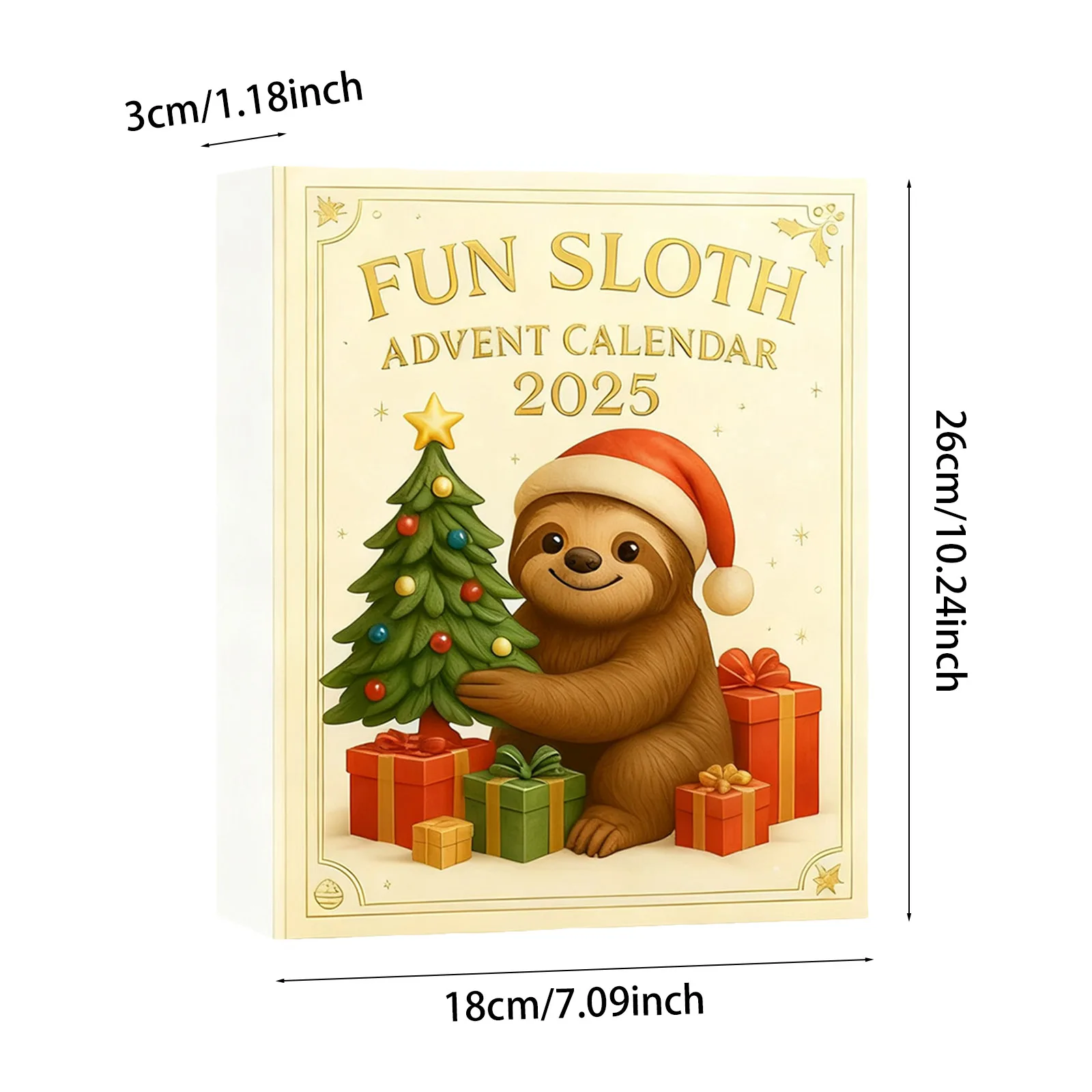 15 Minute Timer Fun Sloth Advent Calendar Containing 24 Acrylic Pendants Suitable For Various Party Mechanical Kitchen Timer