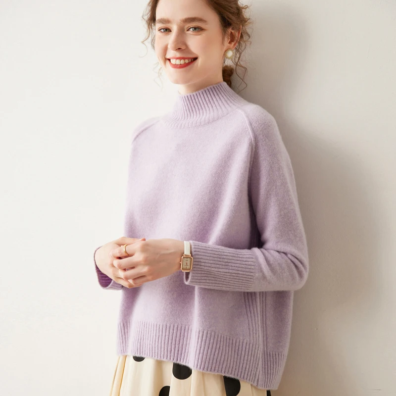 

2024 New (100% Cashmere) Women's Celebrity Same Style Faye Wong Large Classic Versatile Style Fashion Women's Sweater