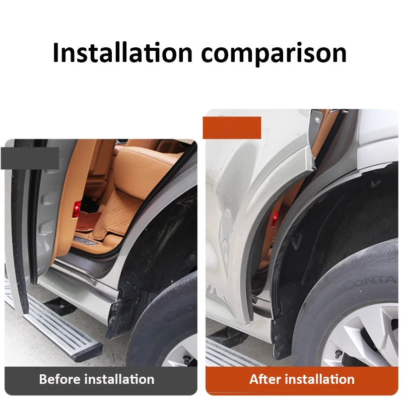 For GWM TANK 500 2022 2023 Five Seats Car Mudguard Fender Mudflaps Rear Wheel Anti-splash Mud Guard Splashboard Mud Block Lining