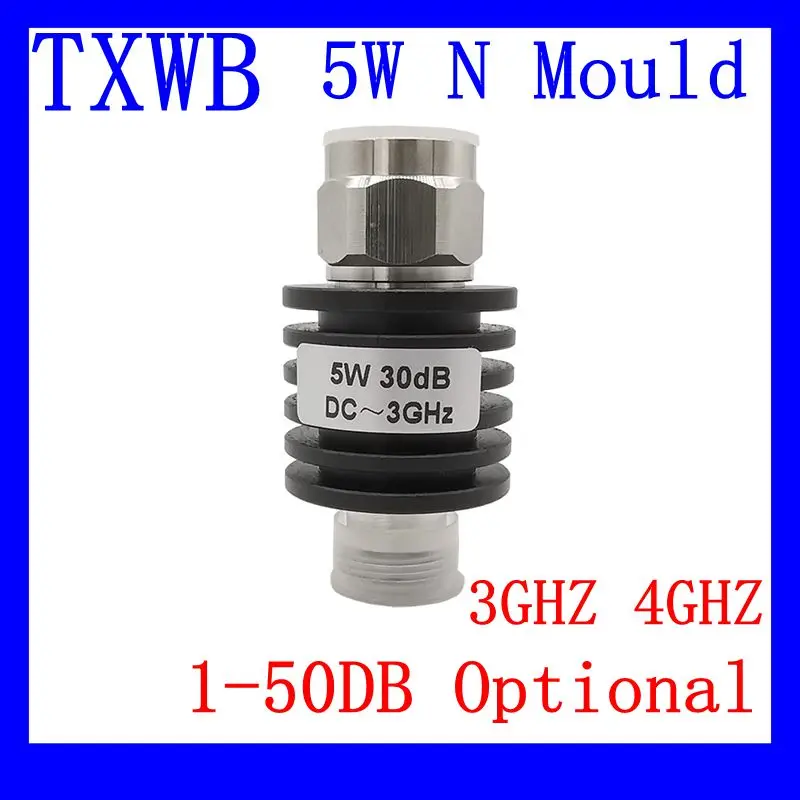 

Регулируемый аттенюатор N 5 Вт DC-3 ГГц/4 ГГц