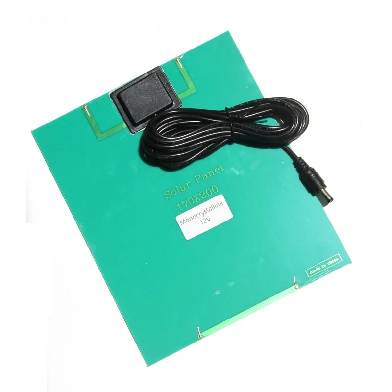 10W 12V Solar Panel With 5521DC Cable Solar Charger For 9V-12V  Battery System Education Kits