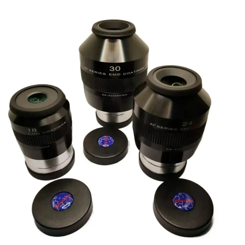 

Окуляр Maxvision с ультрашироким углом обзора 2 дюйма, 82 градуса поля зрения для астрономических телескопов