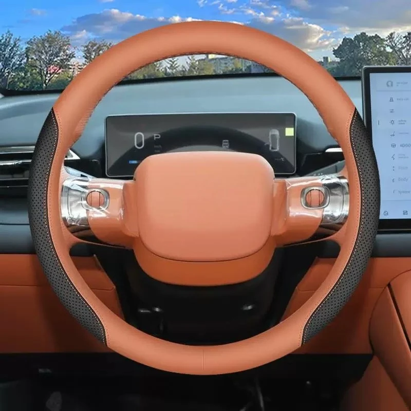 For GAC AION UT/RT/V 2025-2026 Steering Wheel Cover Interior Supplies Ultra-thin Grip Cover Interior Modification Accessories