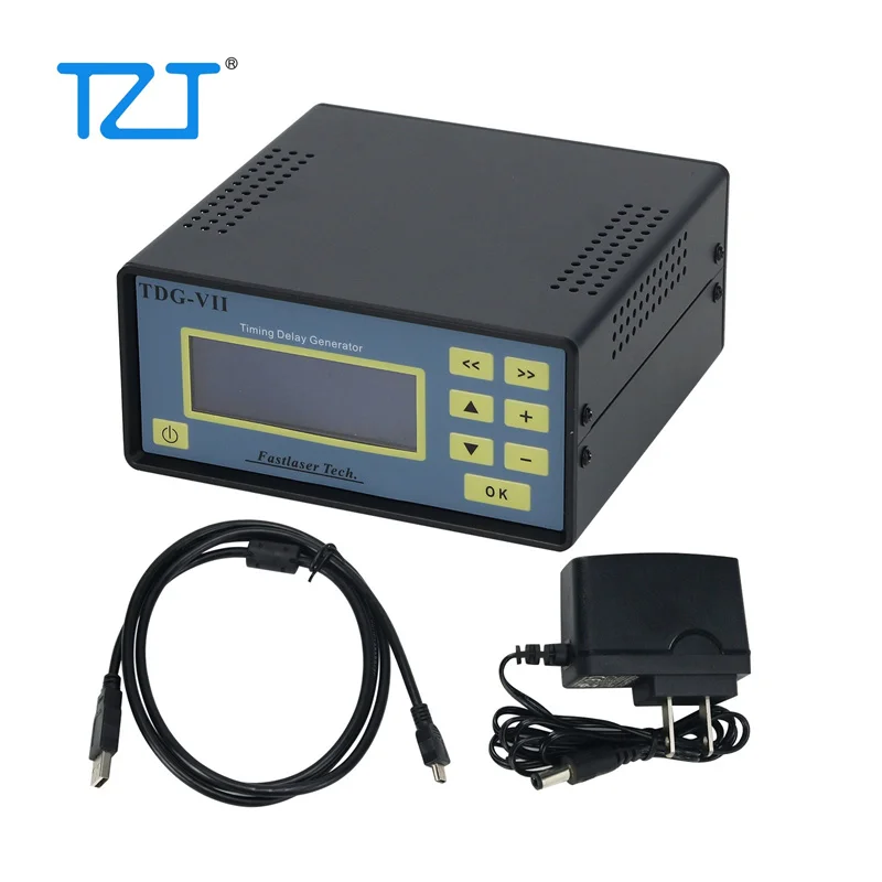 

TZT High Precision Digital Signal Delayer TTL Signal Generator & Counter with 7 Channels Support Remote Control