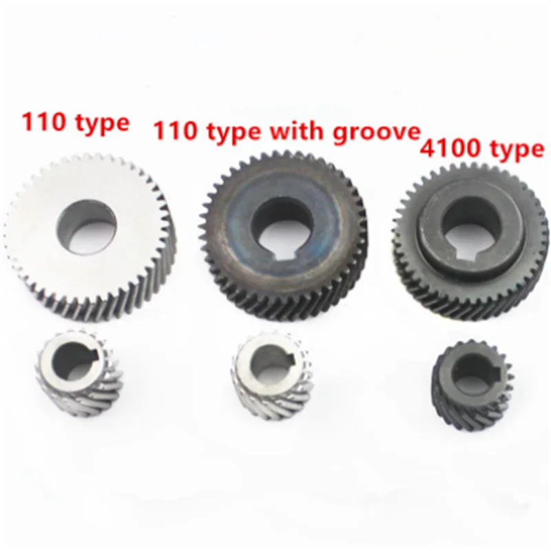 

1set Repair Part Spiral Bevel Gear Pinion Set for Makita 4100 For Hitachi 110 Marble Gear Cutting Machine Maintenance Tools