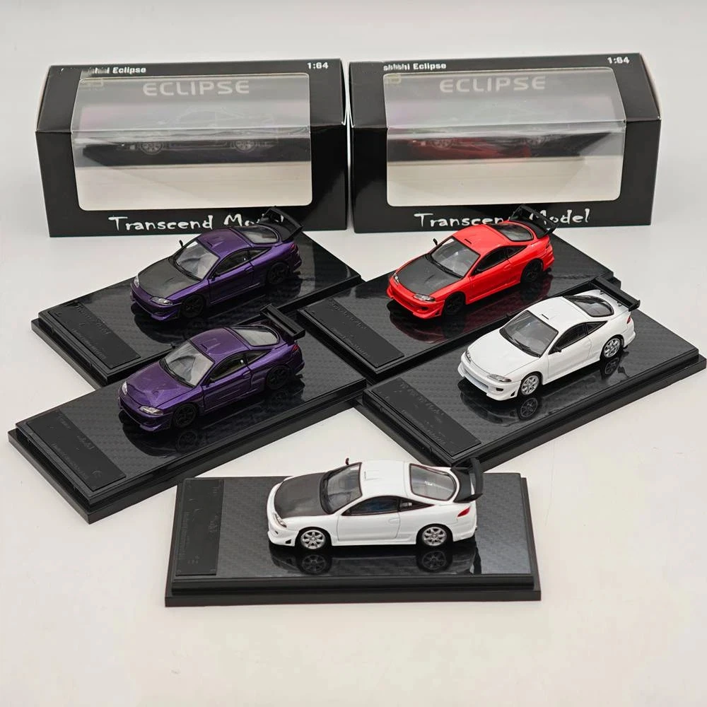TSD 1/64 für 1995 Eclipse GS Coupe Sportmodell Druckguss-Metallauto Miniatur Limitierte Sammlung Fahrzeug-Spielzeugmodelle