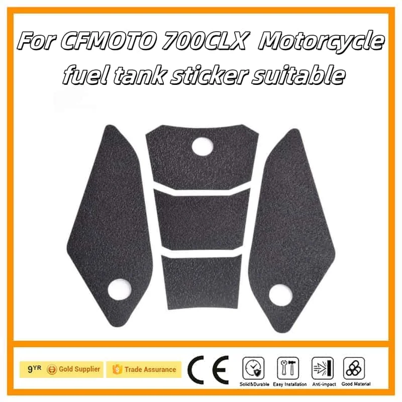 

Motorcycle Sticker Tank Non Slip Tank Traction Side Pad Protective Decal For CFMOTO 700CLX