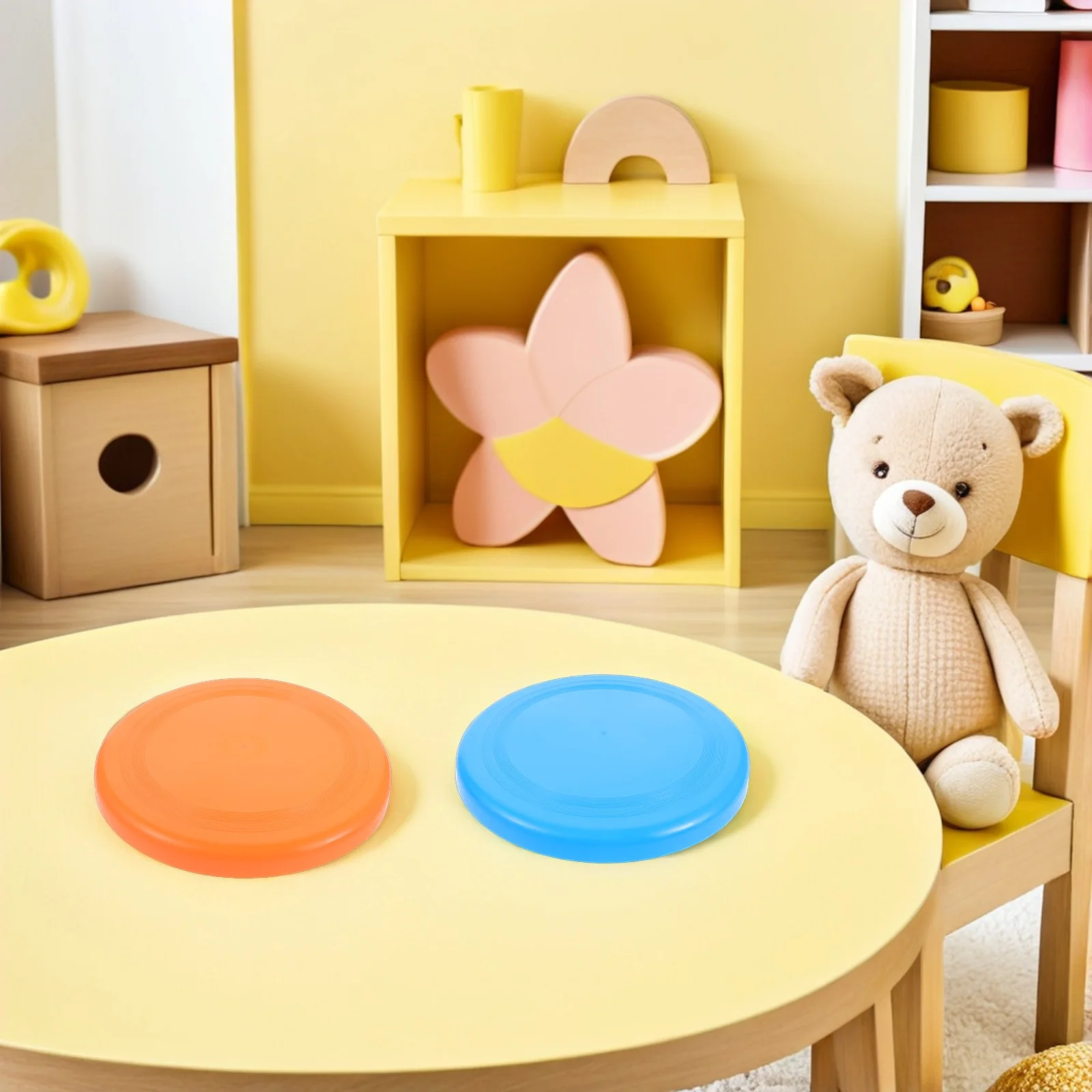 

Colorful Children Outdoor Flying Disc Lightweight Durable Safe Fun Play Sports Game Beach Park Family Activity