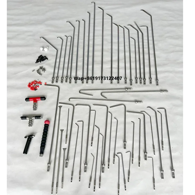 

Pro Grade Steel for Super for Quick-Release Hook 50-Piece Set for Car Body Dent Repair and Sheet Metal Repair