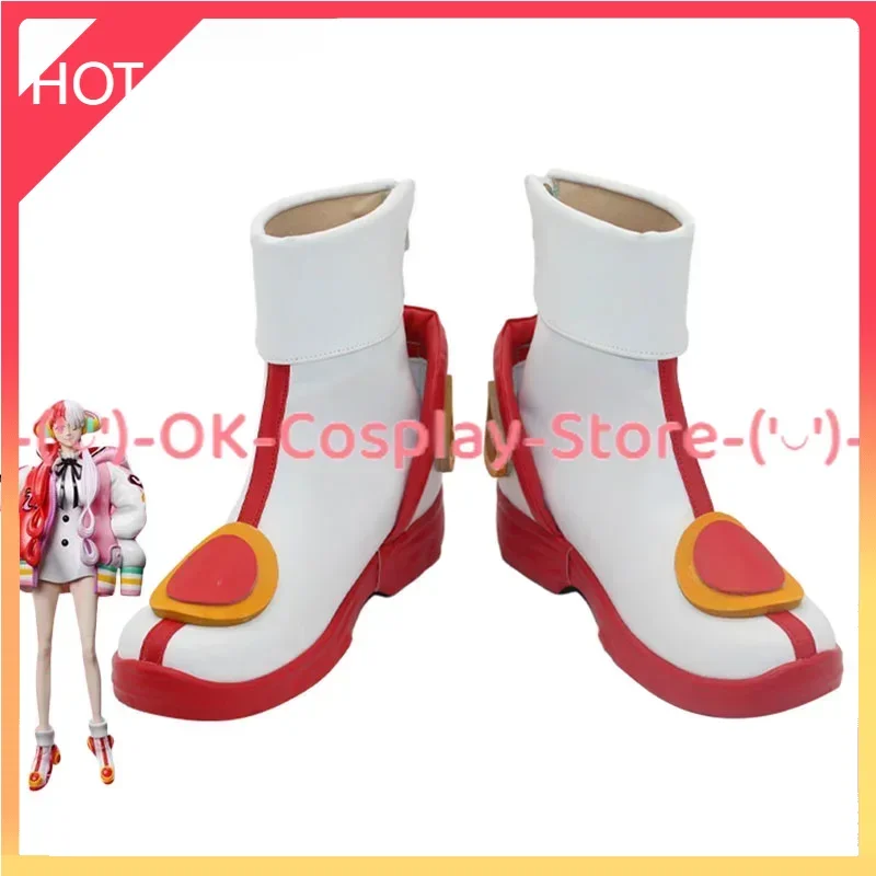 Uta Cosplay Schuhe Pu Lederschuhe Halloween Karneval Stiefel Cosplay Requisiten nach Maß