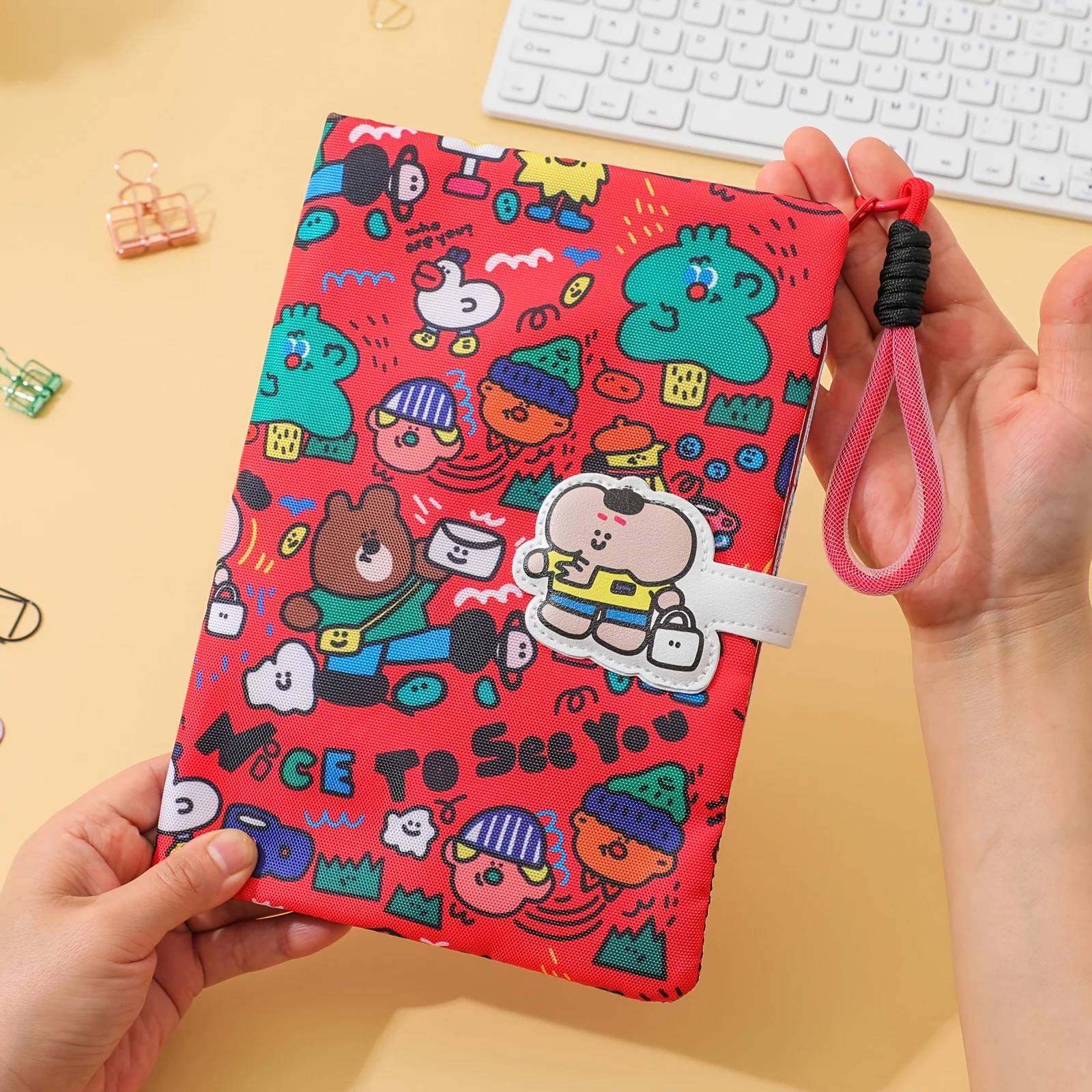 A5 Size Multi Layer File Storage Credit Business Cards Medical Papers Bills Clips Home Office Document Sorting Organizer Holder