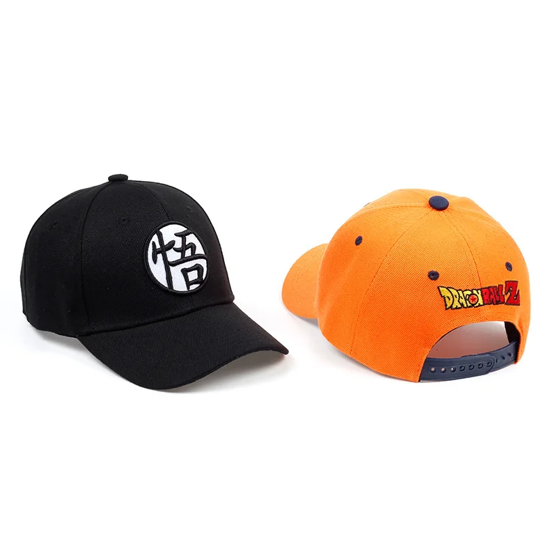 Baseball Cap Seven Dragon Balls Sun Wukong Anime DRAGONBALL Word Yellow Hat Fashion Hipster Hip Hop Hat