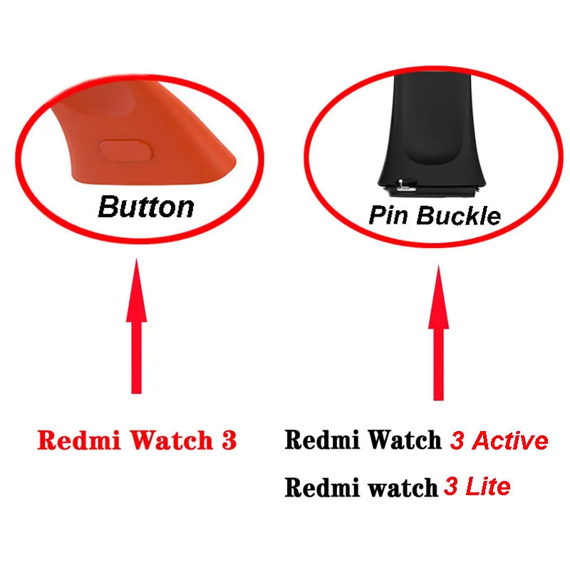 Silicone Strap For Xiaomi Redmi Watch 3 Watchband For Redmi Watch 3 Strap Correa Replacement Bracelet Accessories