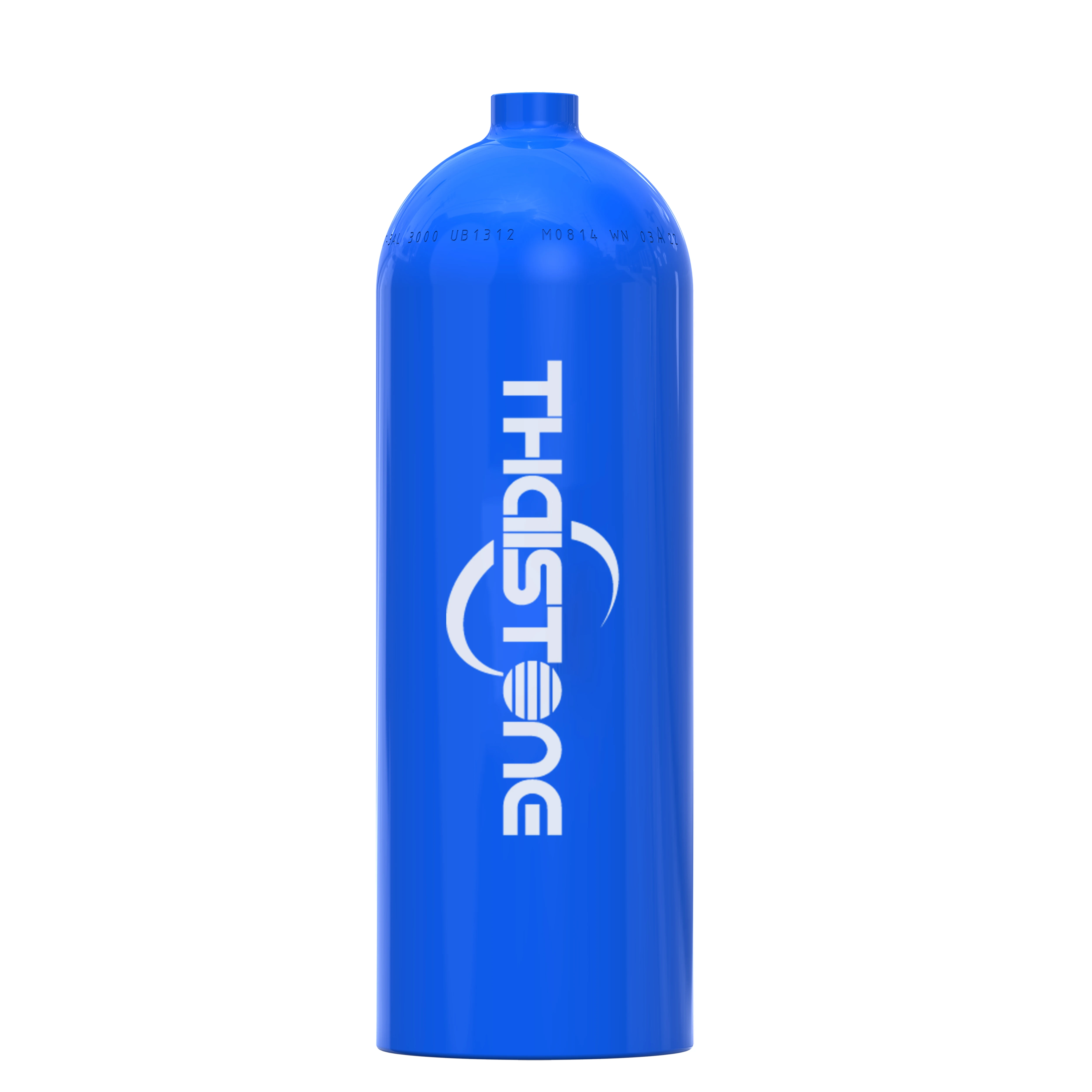 1PC TPED Scuba Tank (No Regulator), 4L Aluminum Cylinder Gas Cylinder CO2 Bottle 3000psi/200bar/20Mpa M18*1.5 for Diving view 6