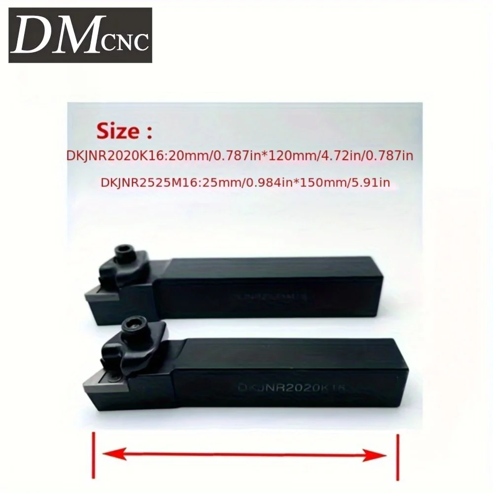 DKJNR2020K16/2525M16 Tool Holders + 10PCS KNUX160405R Inserts - CNC Turning Kit view 2