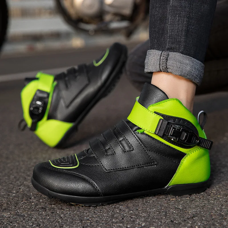 New Large Size Motorcycle Riding Shoes Outdoor Riding Boots Cycling Shoes Motorcycle Travel Equipment Motorcycle Boots