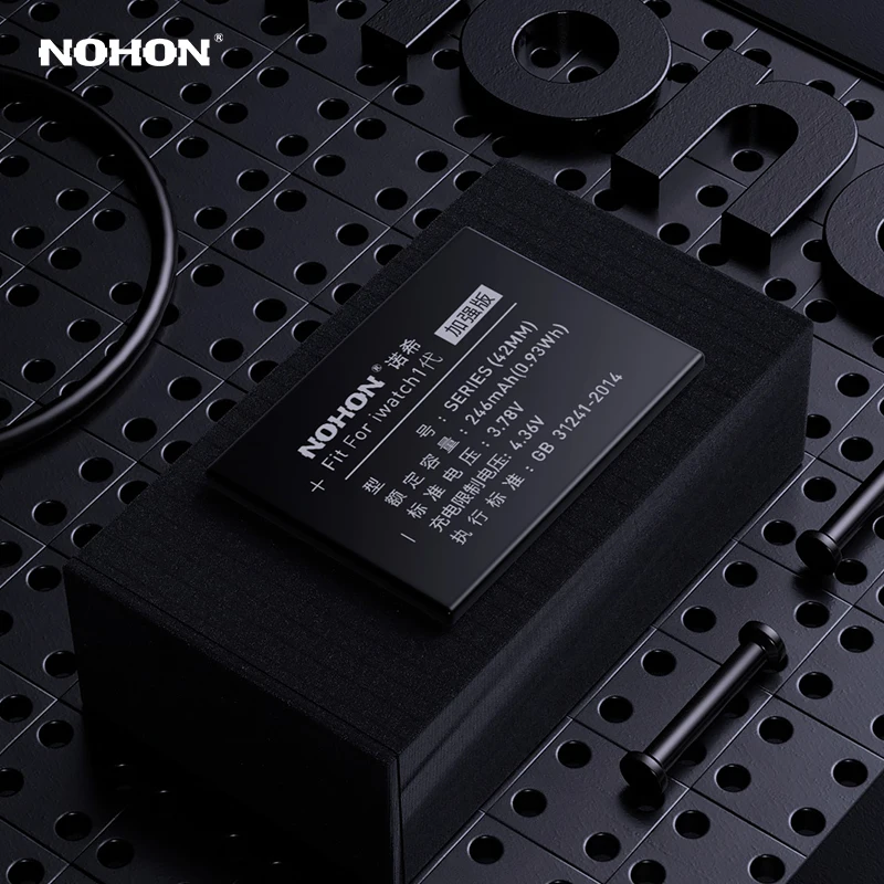 NOHON for Apple Watch Battery Ultra 8 7 6 5 4 3 2  SE Lithium Polymer Battery for iWatch Battery S8 S7 S6 S5 S4 LTE GPS S3 S2 S1 image 5