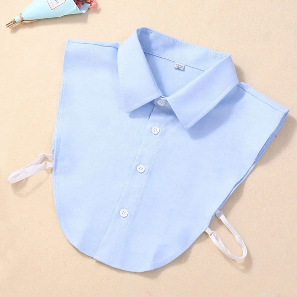 Women Detachable Cotton Shirt Fake Collar Clothes Accessories Blouse False Collar Lapel