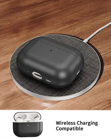 एयरपॉड्स प्रो 3 के लिए एरी असली लेदर प्रोटेक्शन केस, एयरपॉड्स 3 प्रो के लिए टिकाऊ ईयरफोन केस, शॉकप्रूफ प्रोटेक्टिव फुल कवर 10 best sales सुरक्षा एयरपॉड्स 3 - №7