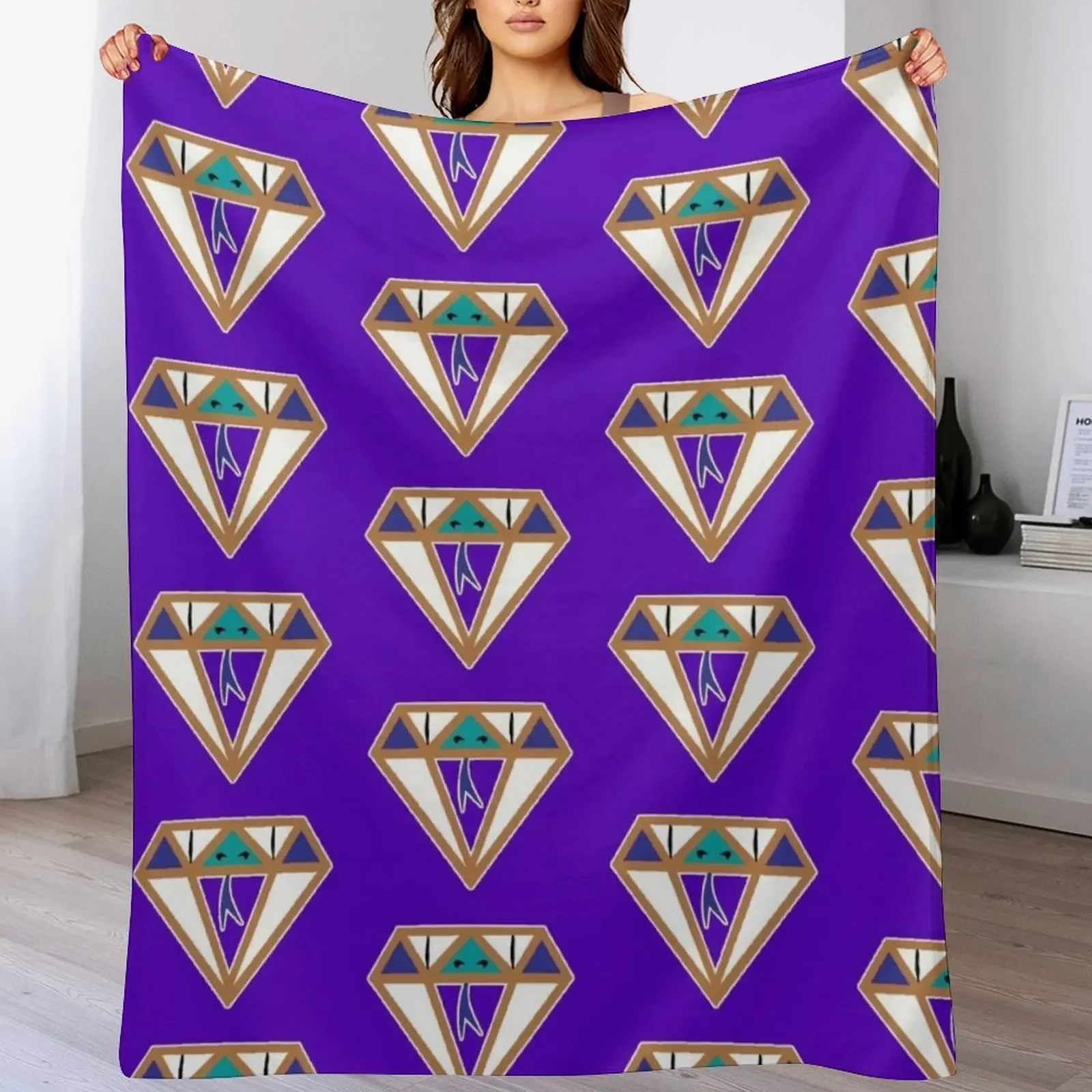 

Diamond Head Throwback Colors Throw Blanket Outdoor Soft Blanket for Picnic Beach Camping