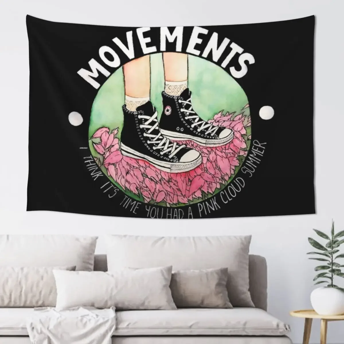 

Movements-Daylily Tapestry Decorative Wall Bed Room Decoration Bedroom Organization And Decoration Aesthetic Decoration Tapestry