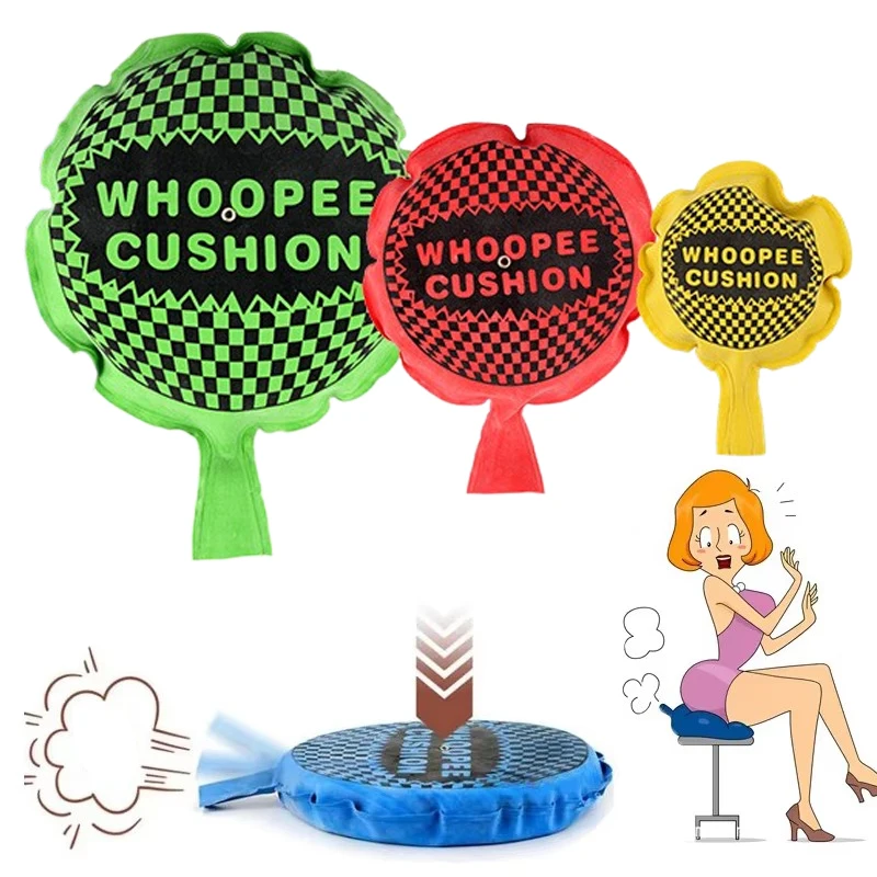 1/3pcs Fart Pad April Fools Day Trick Rubber Prank Festival Party Cushion Funny Cushion Making Sound Novelty Party Favors TMZ